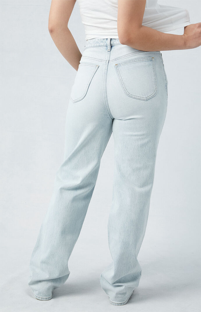 PacSun Stretch Light Indigo Curve 90s Boyfriend Jeans PacSun