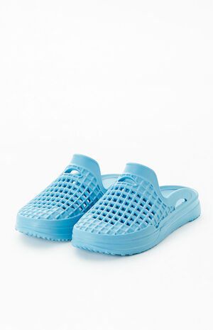 Blue Scenario Slide Sandals image number 2