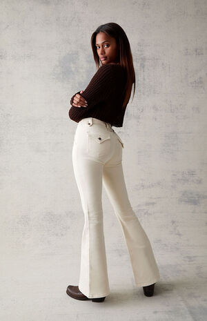 Vanilla Mid Rise Bootcut Jeans image number 1
