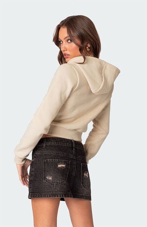 Athletic Dept Cropped Zip-Up Hoodie image number 4