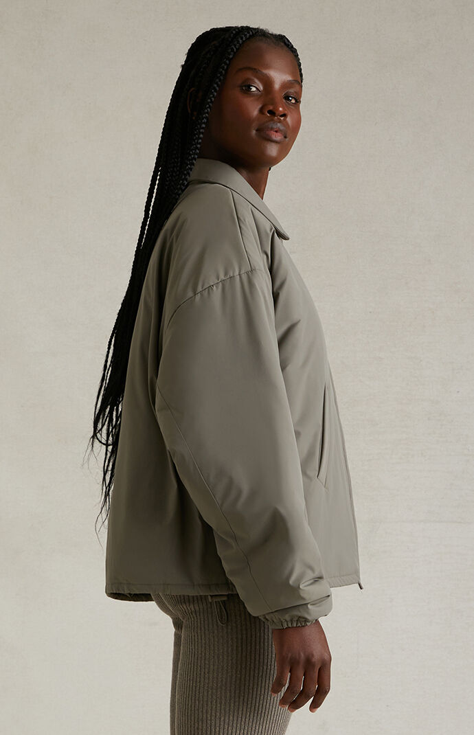 Fear of God Essentials Women's Dust Shell Bomber Jacket | PacSun