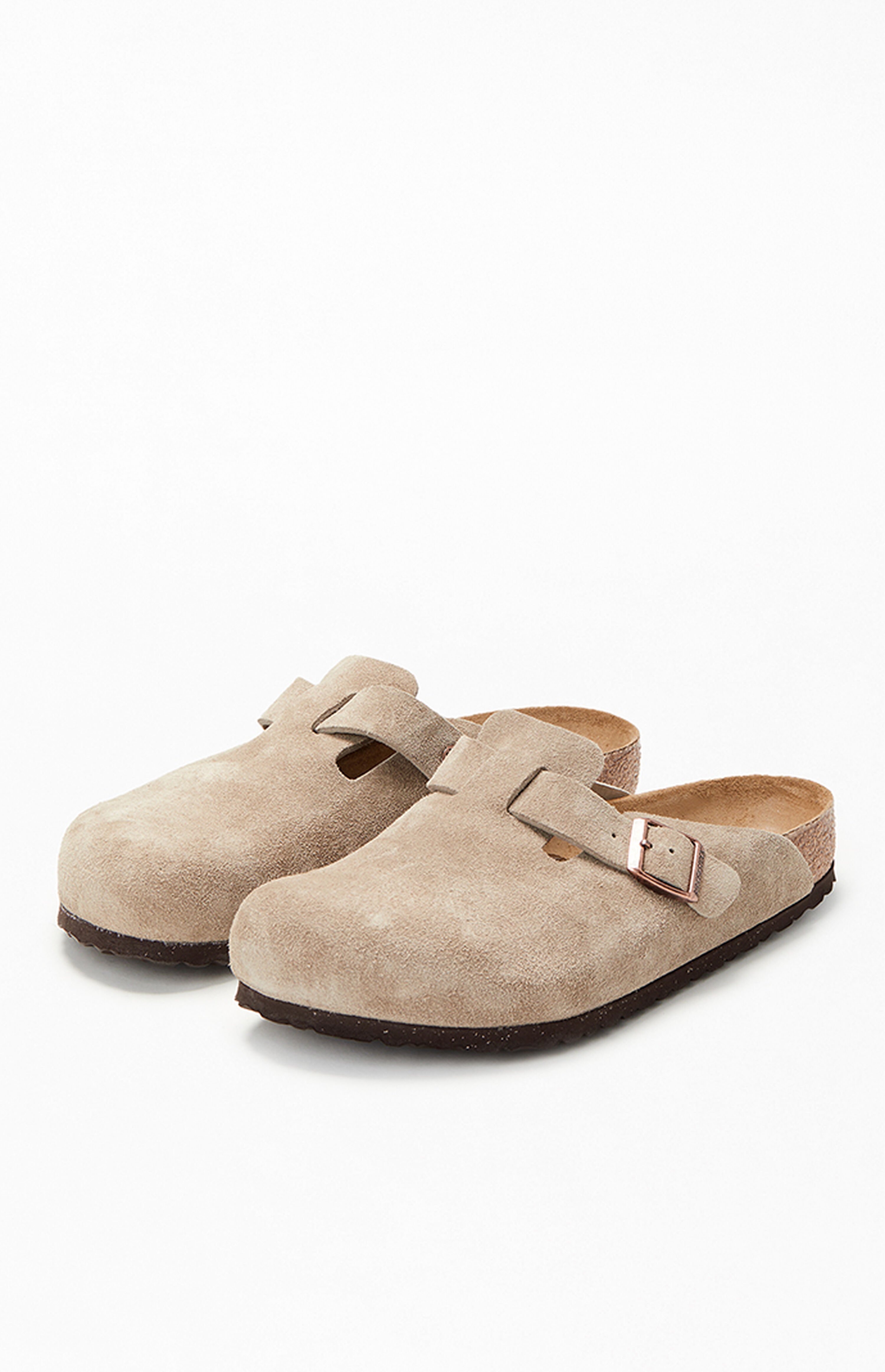 Birkenstock Boston Soft Footbed Clog Taupe | Pacsun