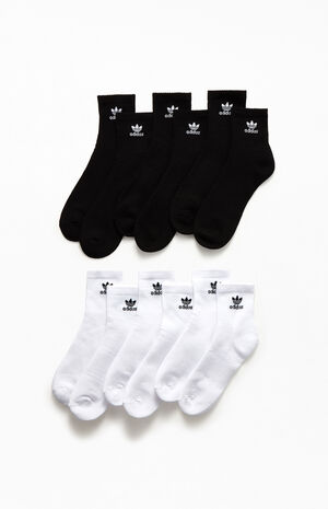 6-Pack Trefoil Quarter Socks image number 1