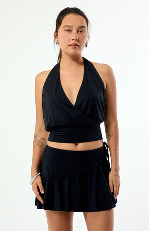 Layla Deep V Halter Top image number 3