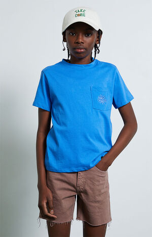 Eco Brown Denim Shorts image number 2