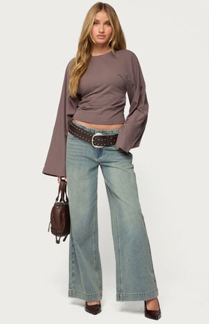 Charlisa Cinched Waist Top image number 5