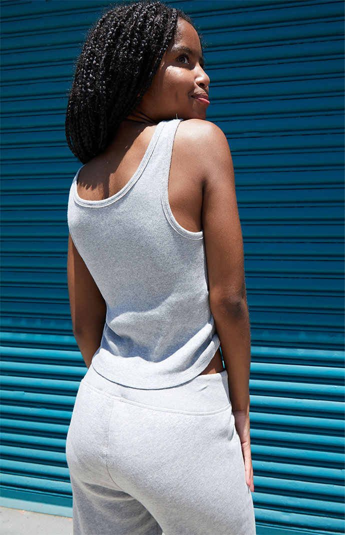 John Galt Gray Marisa Tank Top | Pacsun