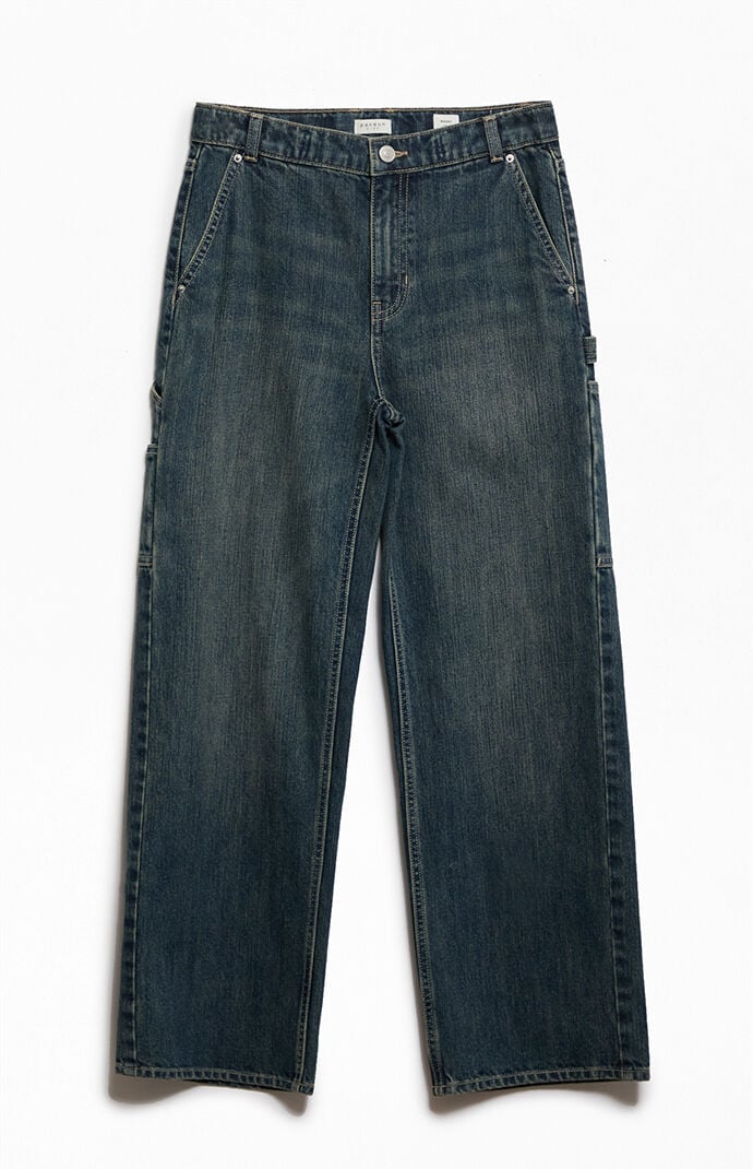 Pacsun Kids Baggy Carpenter Jeans Medium Indigo