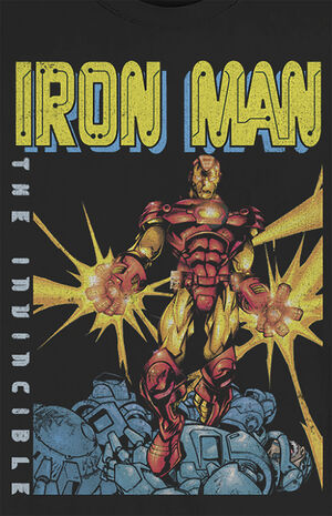 Marvel The Incredible Iron Man Crew Neck Sweatshirt image number 2