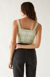 Fuzzy Square Neck Tank Top Fuzzy Square Neck Tank Top image number null