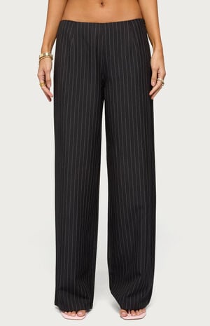 Kerie Pinstripe Low Rise Pants image number 1