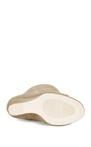 Women's Vincent Nude Peep Toe Wedge Heels image number 5