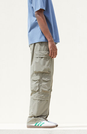 Dusty Olive Baggy Cargo Pants image number 2