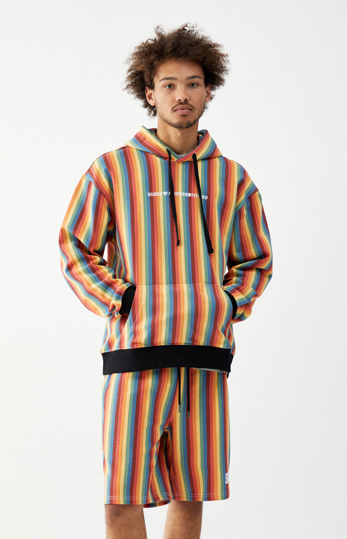 x FriendsWithYou Striped Hoodie