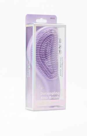 Purple Detangling Hair Brush image number 2