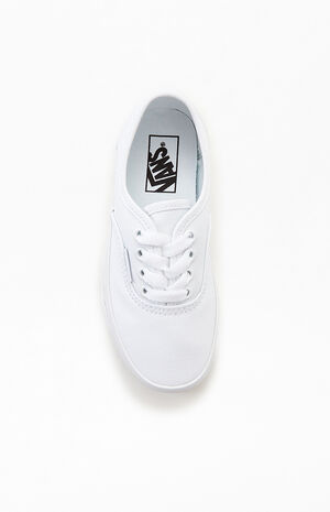 Kids White Authentic Shoes image number 5