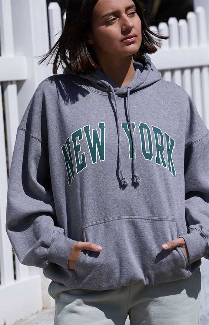 John Galt Heather Grey New York Hoodie | Pacsun