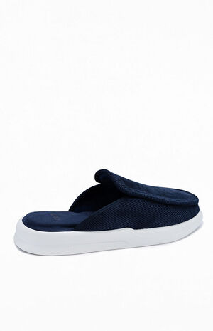Navy Esto Corduroy Slip-On Mules image number 3