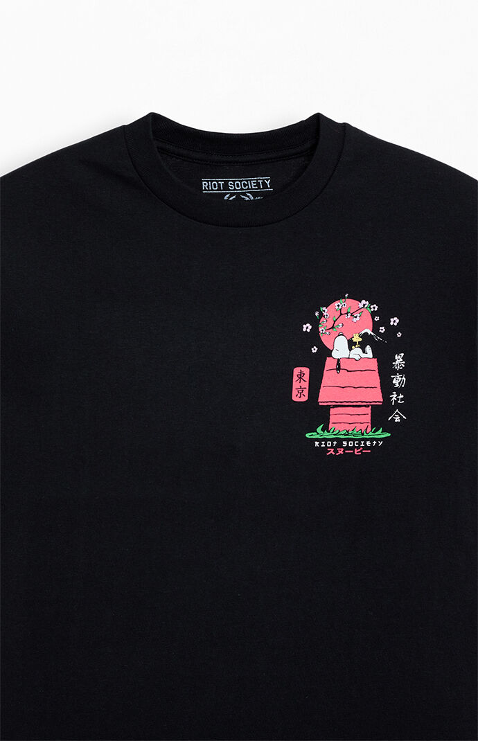 Riot Society Snoopy Kanji T-Shirt | Pacsun