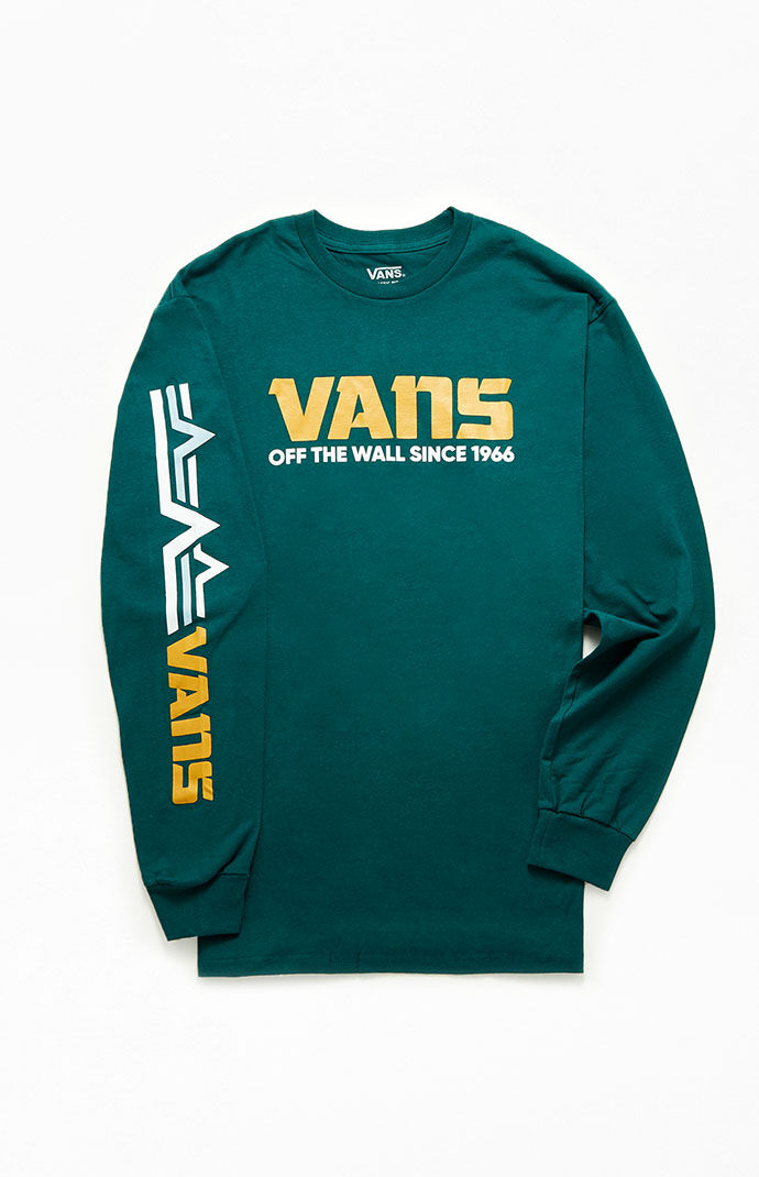 Vans green long sleeve outlet