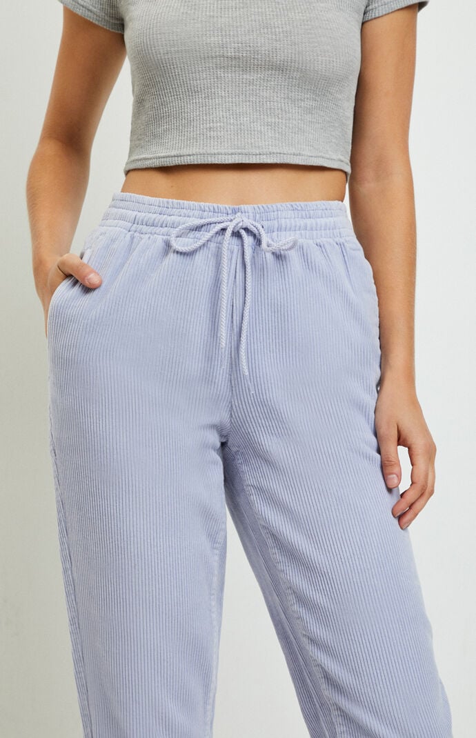 womens purple joggers
