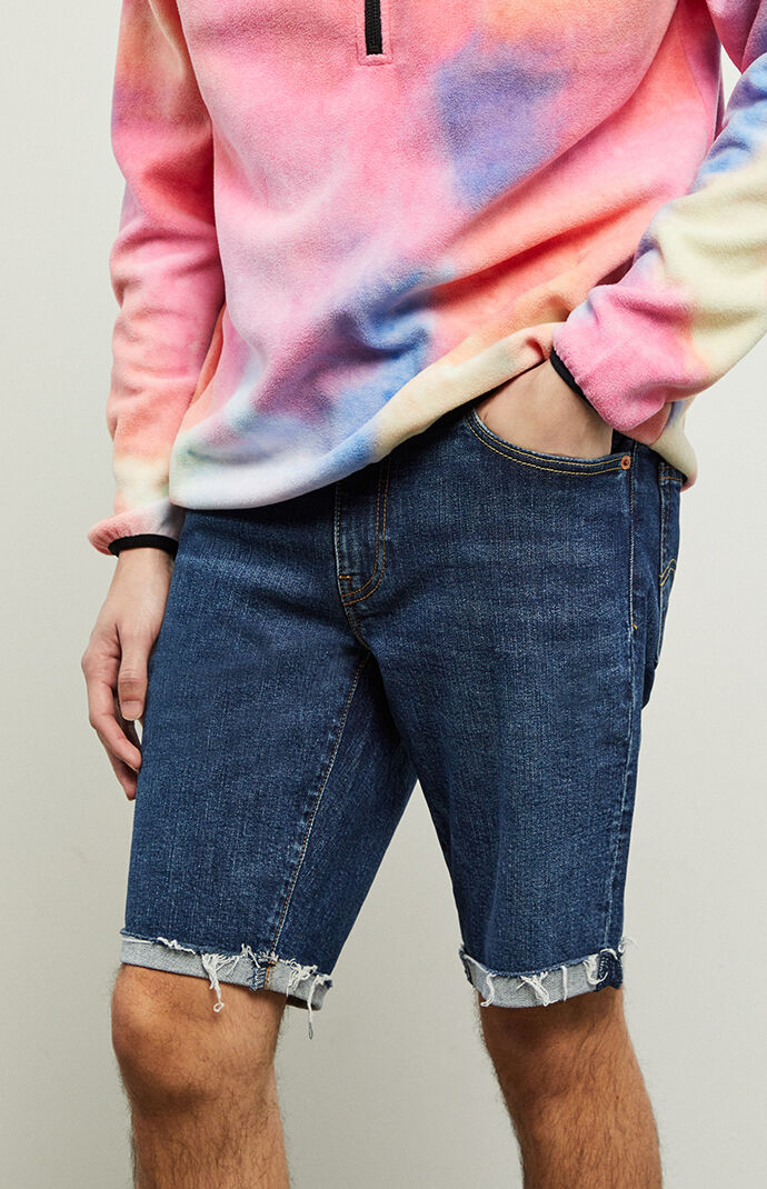 Medium Indigo 511 Cutoff Denim Shorts