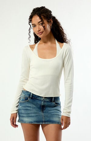 Talia Layered Long Sleeve Sweater image number 2