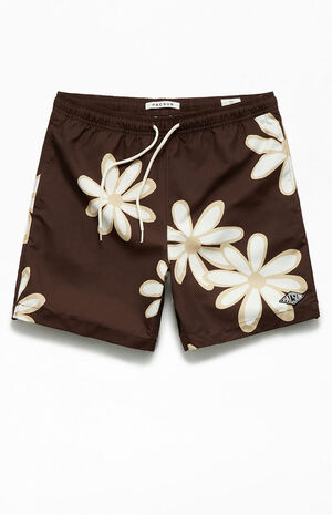 Brown Swim Shorts