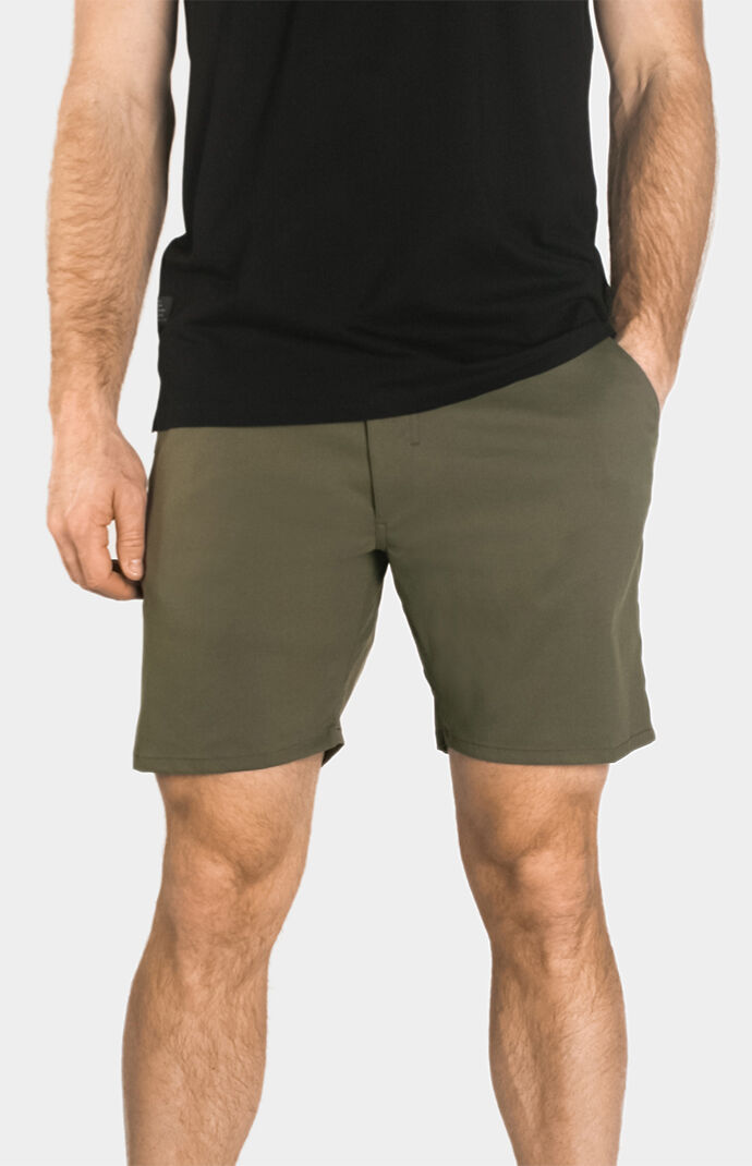 Olive Liberty 7" Shorts