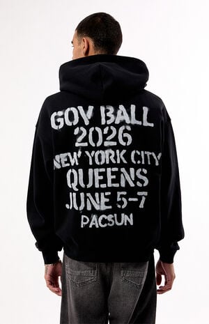 x Gov Ball Stencil Hoodie image number 2