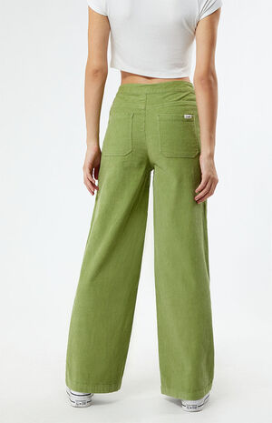 x Chloe Kim Corduroy High Waisted Wide Leg Pants image number 4