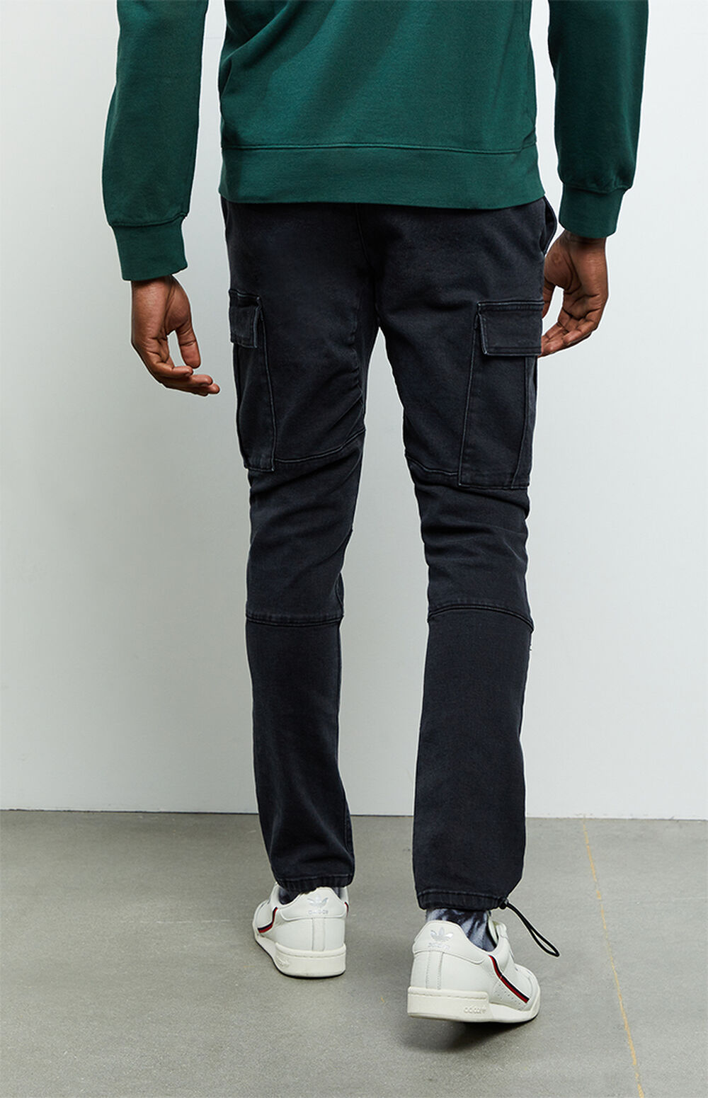 black cargo pants pacsun