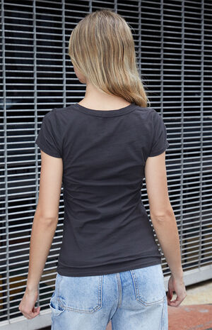 Black Short Sleeve T-Shirt image number 3