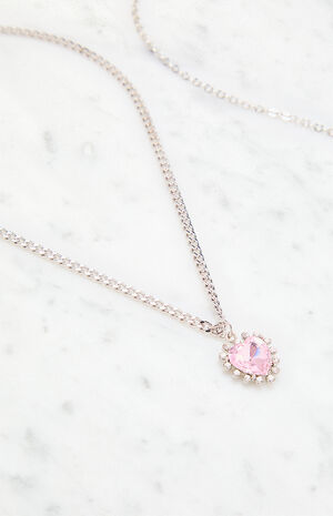 Cross Heart Layered Necklace image number 4