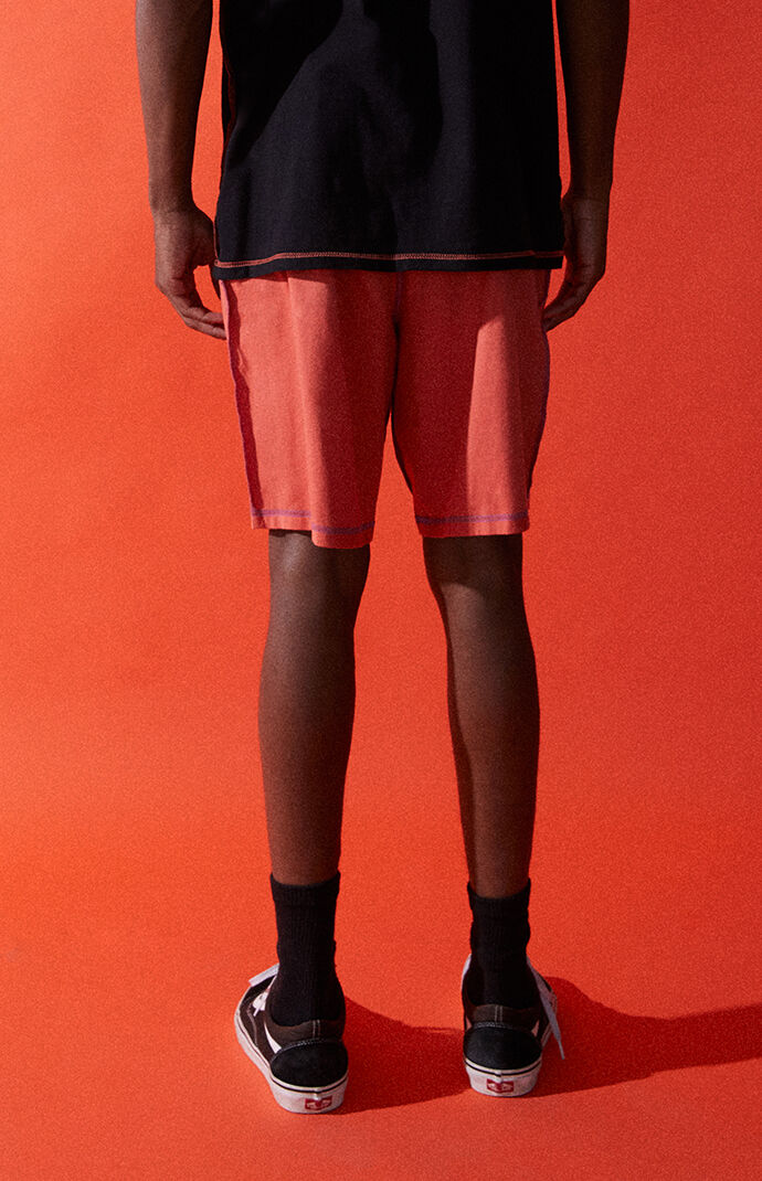 x Russell Athletic Rust Volley Shorts