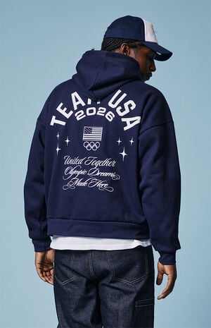 Navy Milano Cortina Team USA Dreams Hoodie image number 2