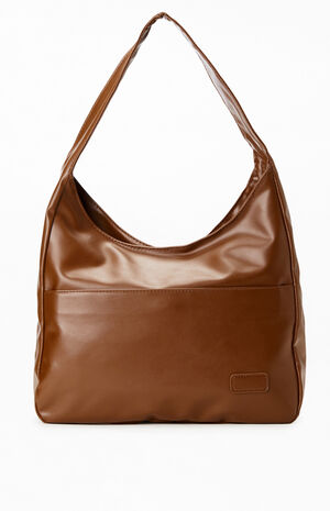 Brown Hobo Tote Bag image number 1