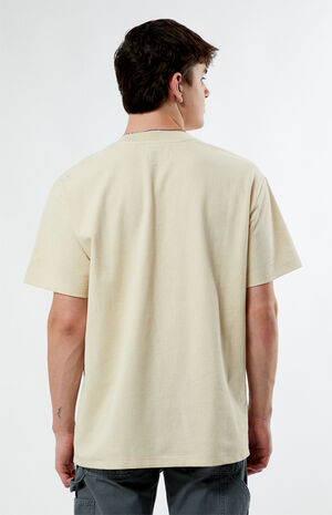 Cream Rows Texture T-Shirt image number 3