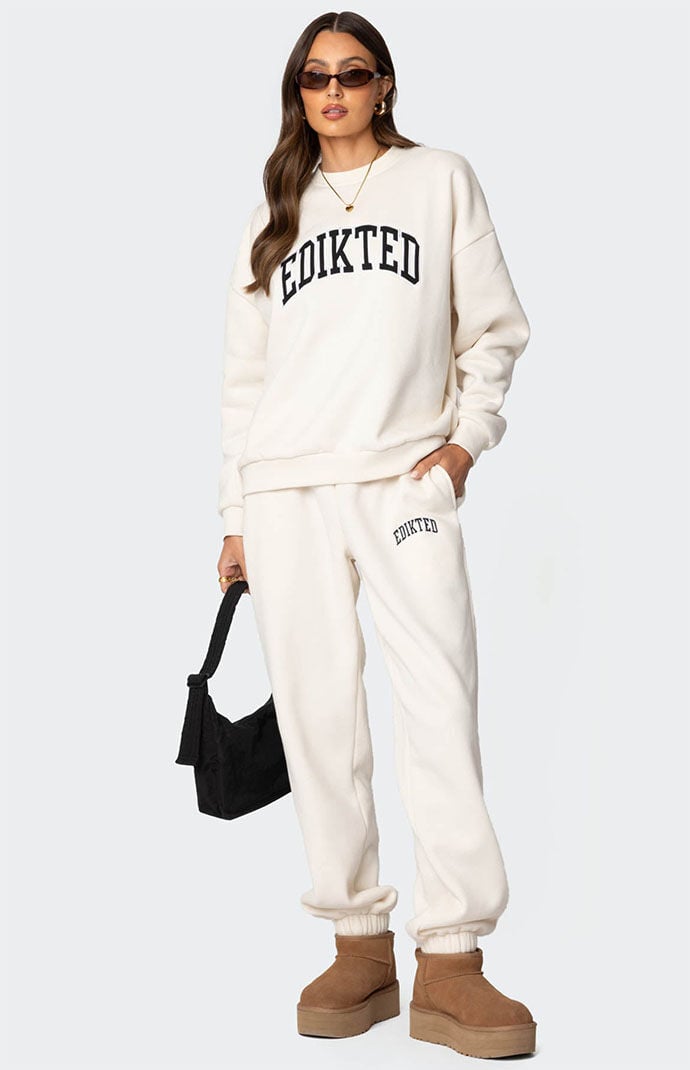 ★INSTANTFUNK★Pigeudaing standard sweat pants Edikted Gingham Boxer Detail Sweatpants | PacSun