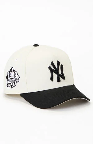 Kids NY Yankees Panel 9FORTY Snapback Hat image number 1