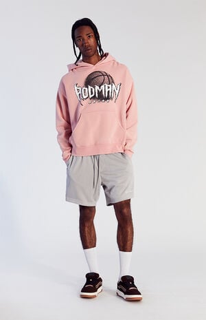 Gray Pacific Sunwear Aaron Mesh Volley Shorts image number 3