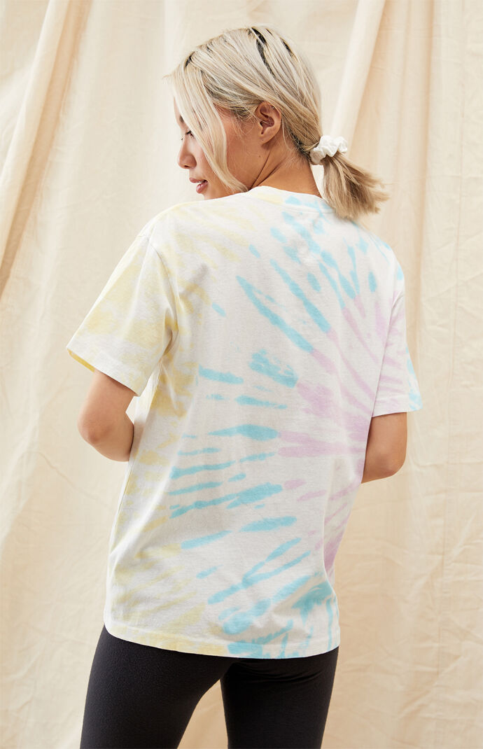 Multi Tie Dye Smiley T-Shirt