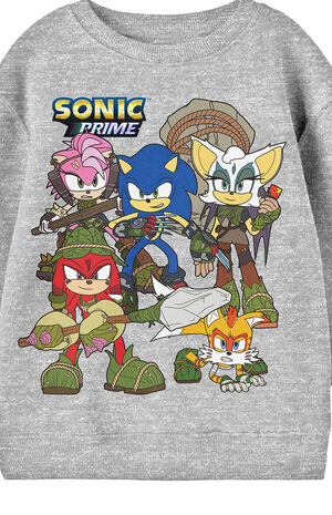 Kids Sonic Prime Crew Neck Sweatshirt image number 2