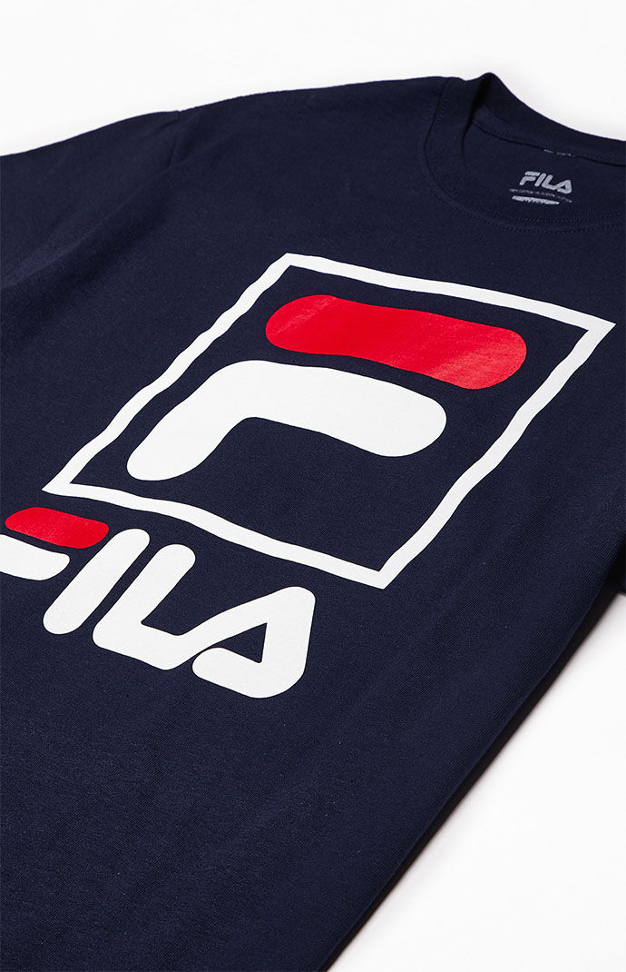 Fila stacked deals t shirt