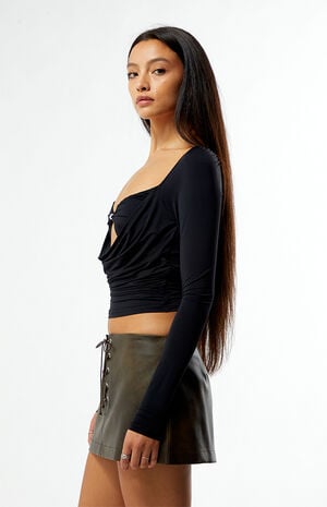 Andrea Bead Center Long Sleeve Top image number 4