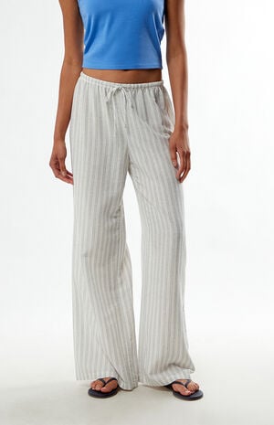 Striped Linen Pants image number 3