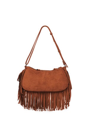 Vintage Dangle Fringe Hobo Bag image number 4