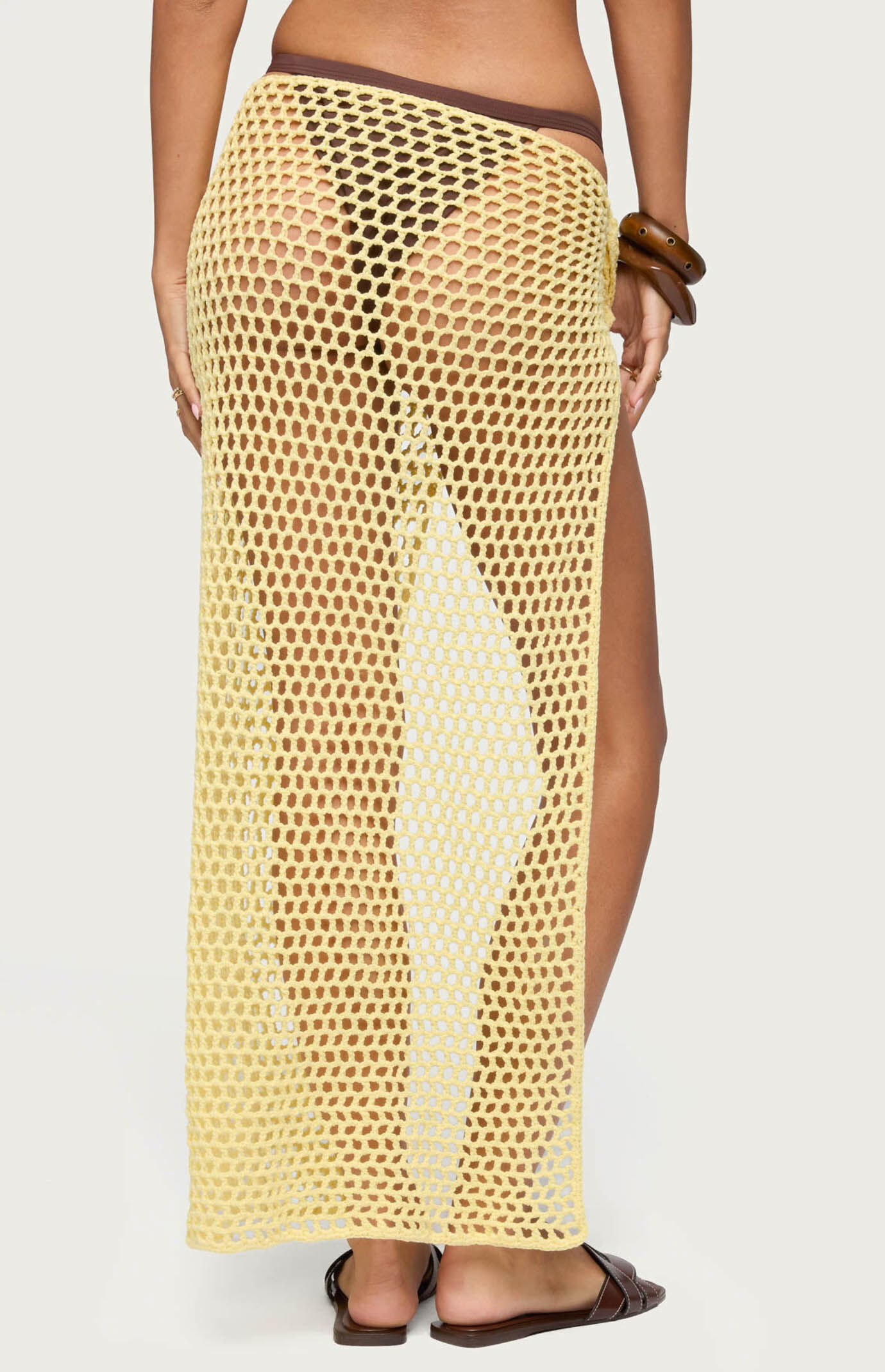Edikted Avigail Crochet Maxi Sarong