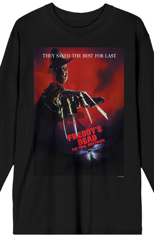 Nightmare on Elm Street They Saved the Best for Last Long Sleeve T-Shirt image number 2