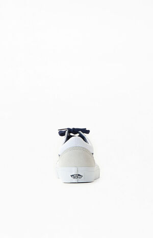 White & Blue Old Skool Club Shoes image number 3